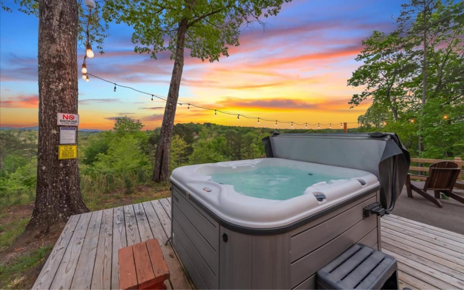 Views In - Waffle Bar-king Bed-hottub Holiday home Ellijay